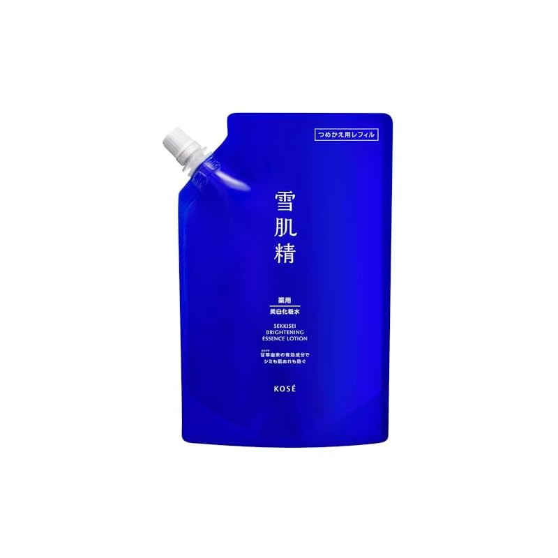 雪肌精 美白化粧水 【医薬部外品】 薬用雪肌精 ブライトニング エッセンス ローション つめかえ用 310mL 化粧水 美白 肌あれ シミ くすみ ハトムギ 甘草 漢方 和漢