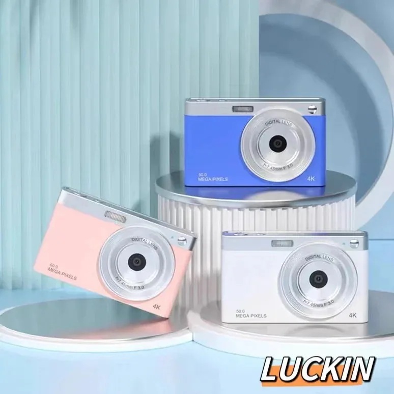 【新年プレゼント】デジタルカメラ ビデオカメラ 4K 16倍ズーム 5000万画素 初心者 子供 向け ポケット デジカメ 自撮り 動画 撮影 プレゼント キッズカメラ 安い 軽量 2.88イン