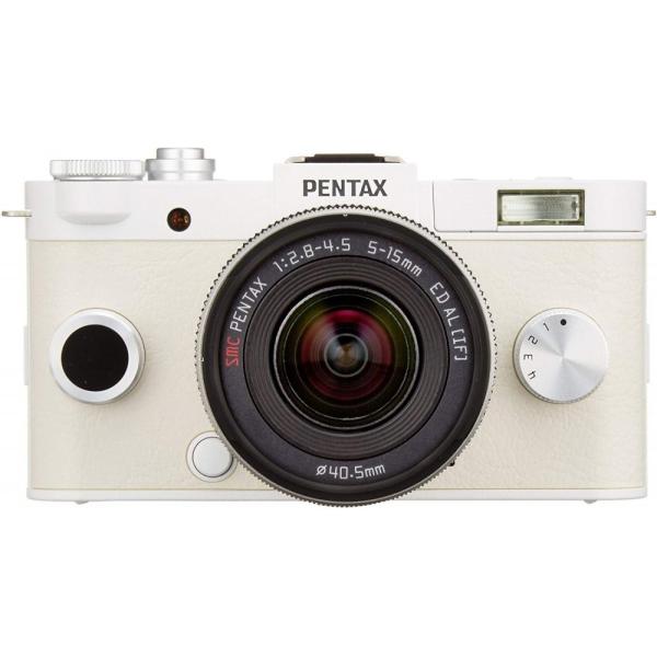 【中古】ペンタックス PENTAX Q-S1 ズームレンズキット ピュアホワイト SDカード付き
