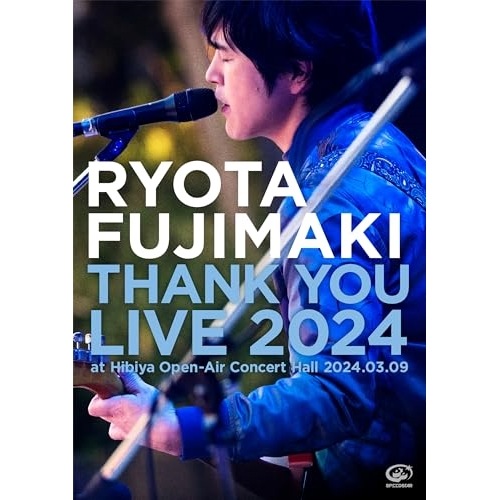 藤巻亮太 ／ 「THANK YOU LIVE 2024」at 日比谷公園大音楽堂 2024.0.. (DVD) VIBL-1156邦楽