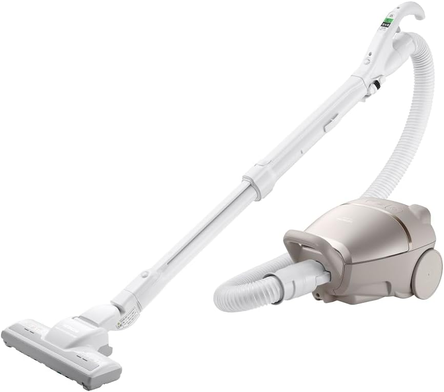 CV-KP90L(N) 掃除機　紙パック式クリーナー(紙パック式掃除機) かるパック 日本製 CLEANER ライトゴールド CV-KP90L-N