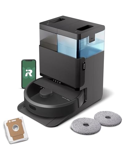 【2025 ルンバ（Roomba） Plus 405 Combo ロボット + AutoWash 充電ステーション (ロボット掃除機) iRobot【水拭き/両用/多機能充電ステーション搭載/自動ゴミ