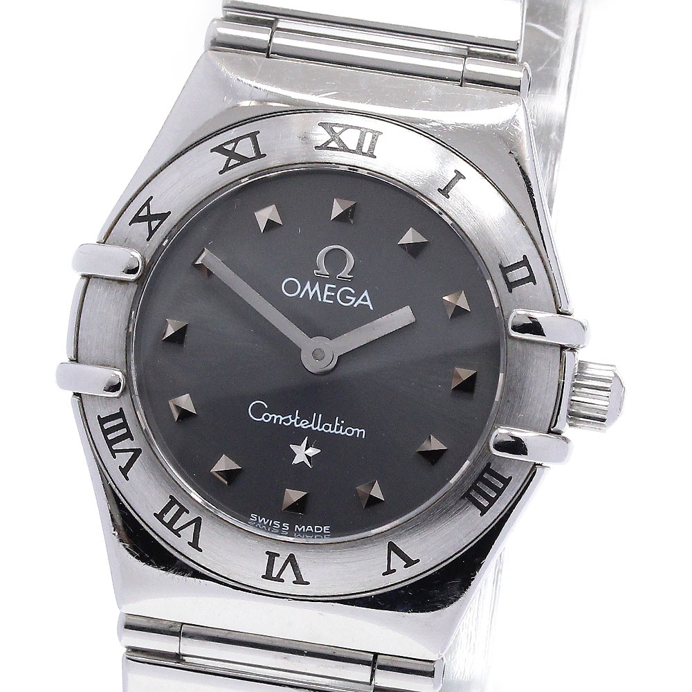 オメガ OMEGA 1561.51 コンステレーションミニ マイチョイス クォーツ レディース 保証書付き_861340【中古】
