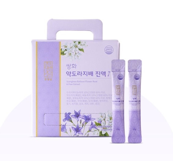 千両三 双花 薬キキョウの梨 エキススティック 100包 / 喉の健康/ 季節の変わり目/ 梨キキョウ