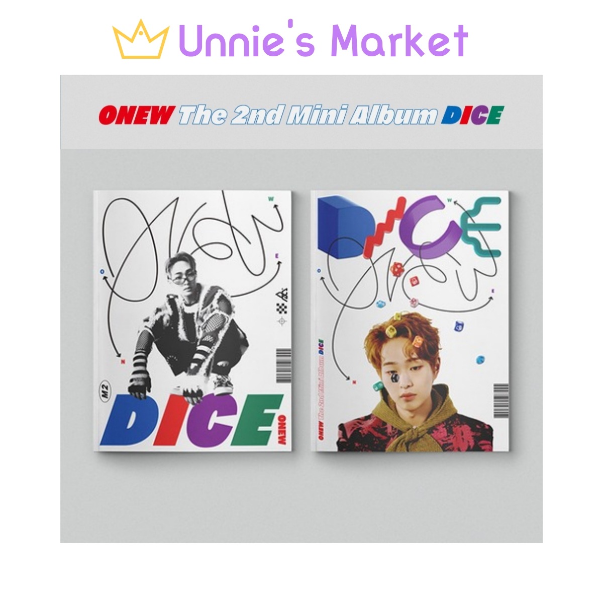 [SET] ONEW(SHINEE) [DICE] Photobook ver. + Free Photocard 1EA(fan-made)
