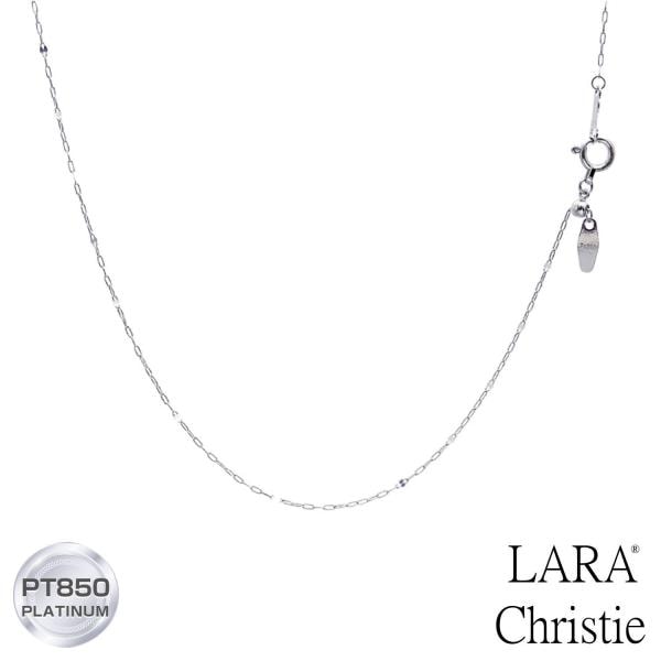 ネックレス チェーン プラチナ 最長45cm ファンタジア トビコマ 5:1 幅1.1mm 約1.0g PT850 長さ調整可能 LCC