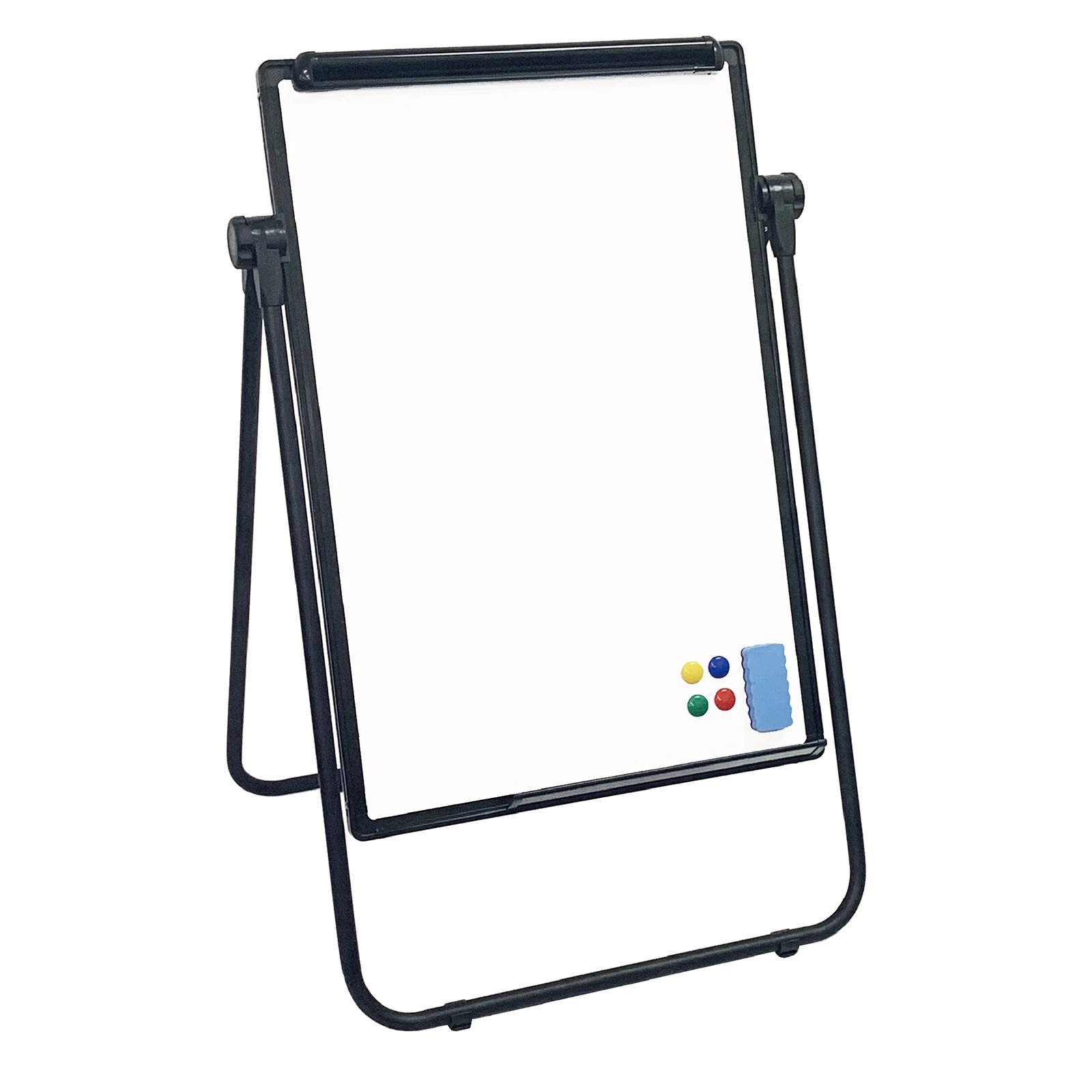 ホワイトボード 両面 スタンド 脚付き U字型 マグネット 折りたたみ 高さ調節 縦型 回転 イーゼル Zoom セミナー