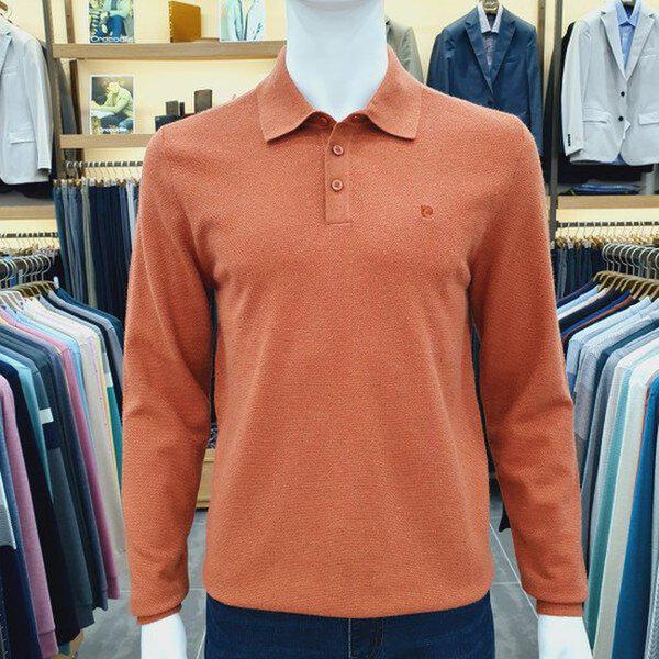 秋冬 テクスチャーカラーニットTシャツ POKT3351 65_SH