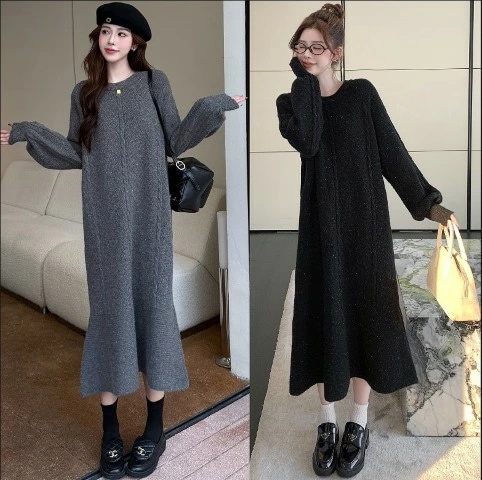 夏の新着商品 ロングワンピース 長袖 フレアスカート シンプル カジュアル お出かけ レディース【大きいサイズ レディース 春夏 結婚式 きれいめ タイト フォーマル 大人 チュニック one-p 6,116円