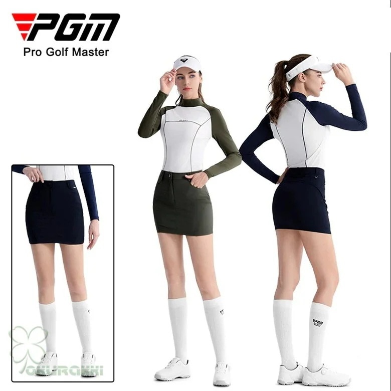 ゴルフウェア レディース ゴルフ スカート インナーパンツ付スカート ミニスカート 丈短め ショート丈 ペチパンツ付属 かわいい おしゃれ 新作2412gfskirt05