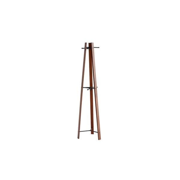 ハンガーラック おしゃれ ポールハンガー 木製 スリム 省スペース コンパクト 帽子掛け コート掛け スチール 北欧 一人暮らし ひとりぐらし 新生活 anthem ID009