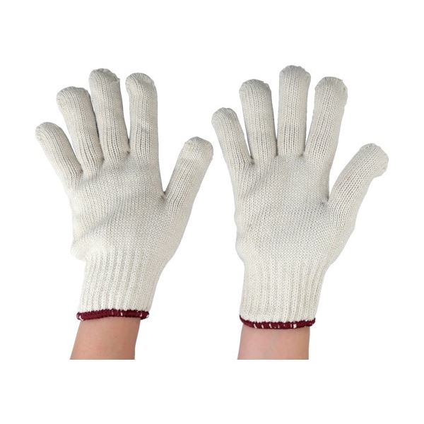 （まとめ）丸和ケミカル 混綿軍手 1パック（12双） 162 [x5セット]