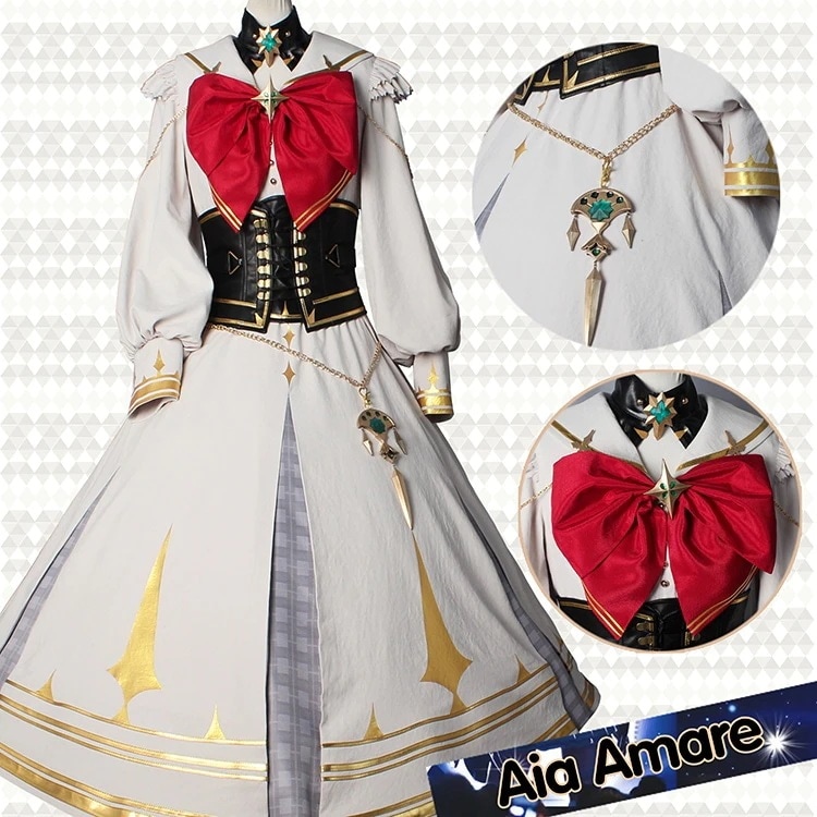 653VTuber にじさんじ バーチャルライバー EN ILUNA Aia Amare アイア アマレ コスプレ衣装 ハロウィン コスチューム 变装