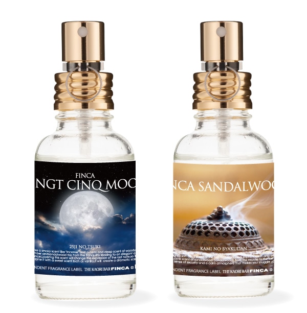 オードトワレセット　ヴァンサンクムーン ＆サンダルウッド　EAU DE TOILETTE 各30ｍL