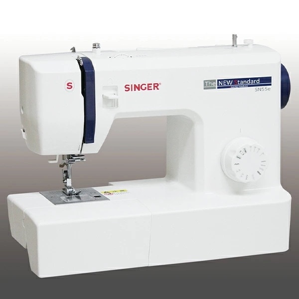 家庭用 電動ミシン フットコントローラータイプ SN55e ホワイト