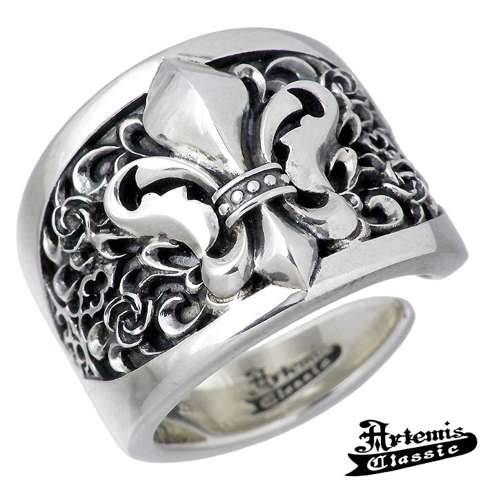 アルテミスクラシック Artemis Classic フレアー デリス シルバー リング 指輪 アクセサリー メンズ 1323号 唐草 バラ 薔薇 ACR0257