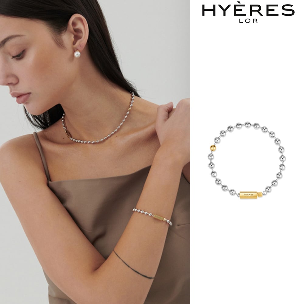 [HYERES LOR] H edition silver (C) bracelet