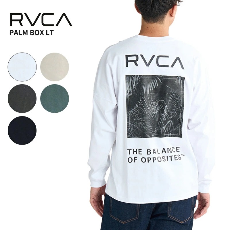 ルーカ 長袖Tシャツ RVCA RVCA メンズ PALM BOX LT ロンＴ BF041-153 カットソー 男性 メンズ