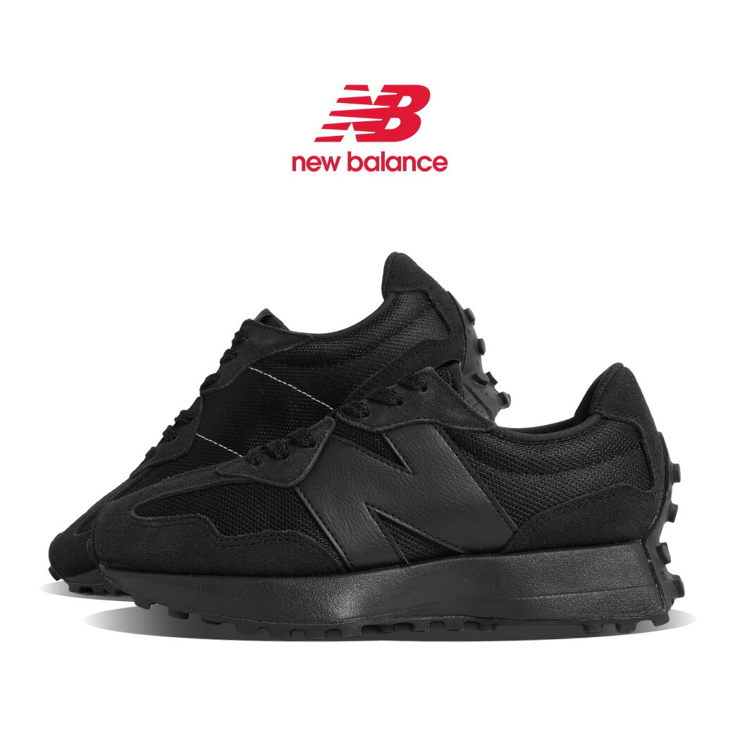 NEW BALANCE ニューバランス 327 MS327CTB スニーカー TRIPLE BLACK ( トリプルブラック オールブラック ブラック 黒 NB スエード レザー メンズ レディース