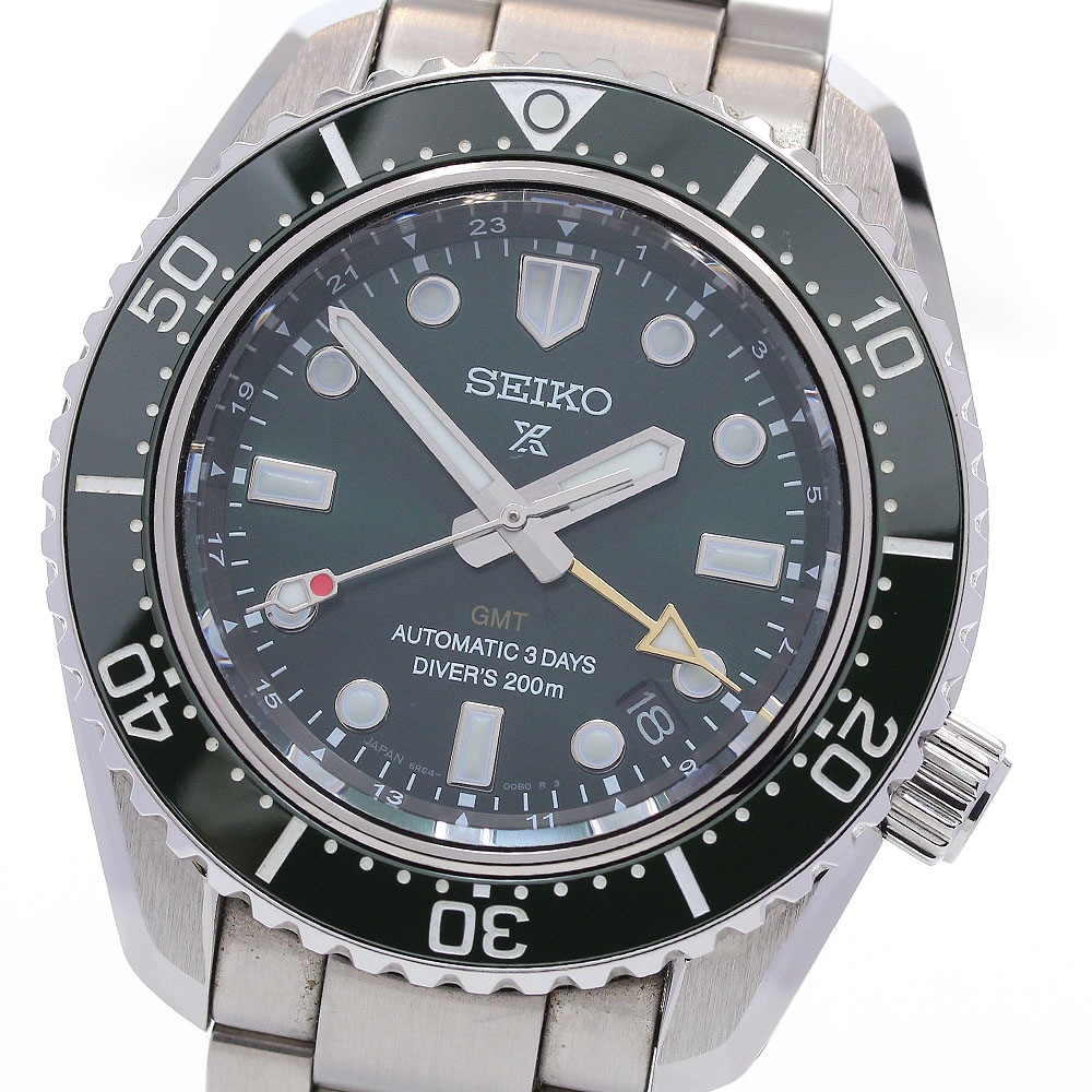 セイコー SEIKO SBEJ009/6R54-00D0 プロスペックス ダイバースキューバ GMT 自動巻き メンズ 良品 箱・保証書付き_839379【中古】