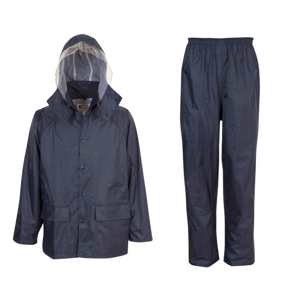 3308 レインタックコート上下メッシュ ネイビー L 5,657円