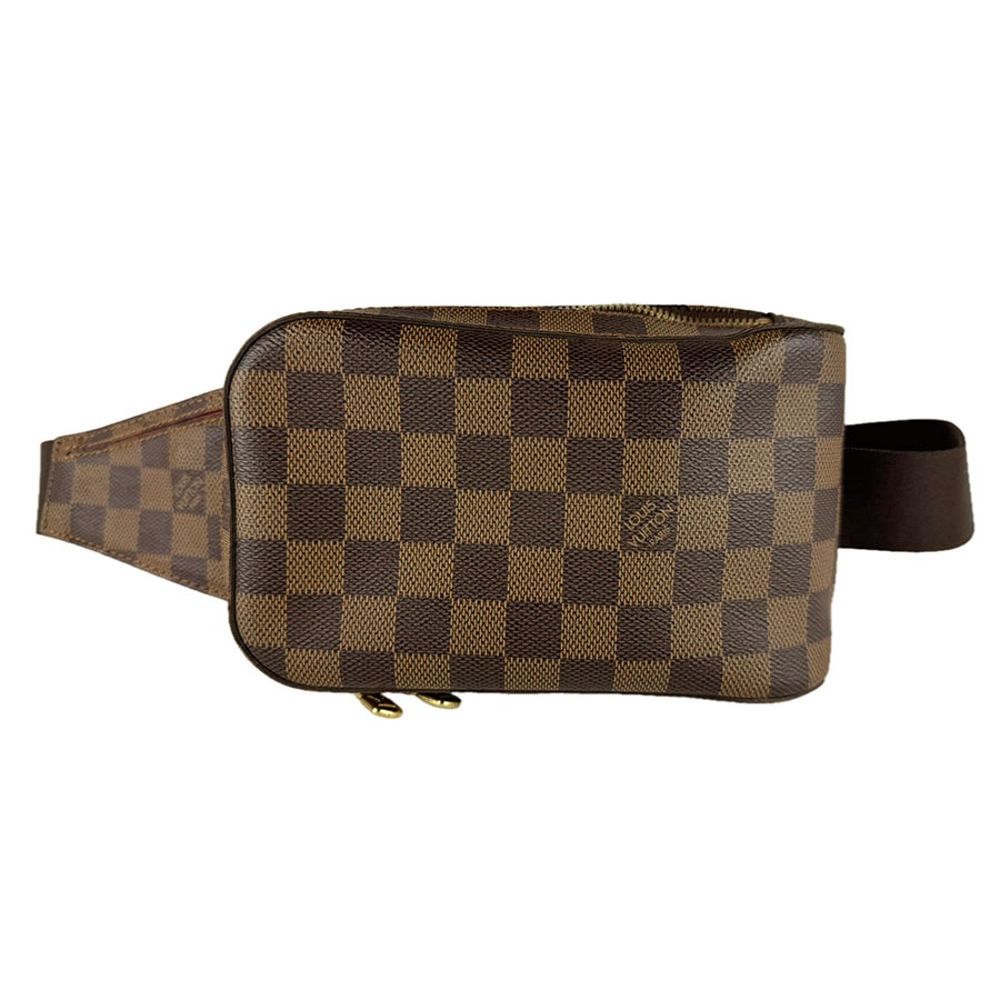 ルイ ヴィトン LOUIS VUITTON ボディバッグ ダミエ ジェロニモス ダミエキャンバス ブラウン ゴールド メンズ N51994 z9995