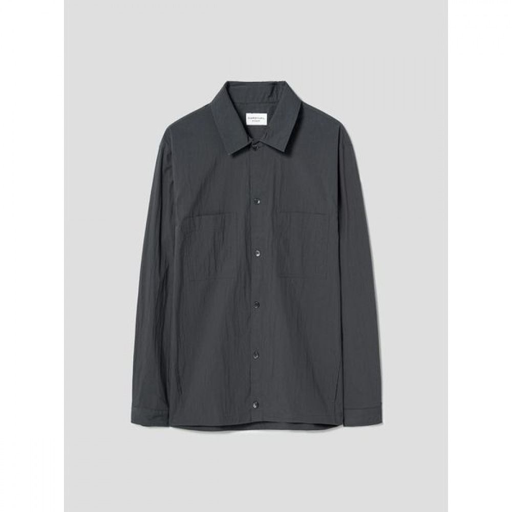 [ギャラクシーライフスタイル] カーディナルハサムロングスリーブオーバーシャツアッシュ (GC4364C114)