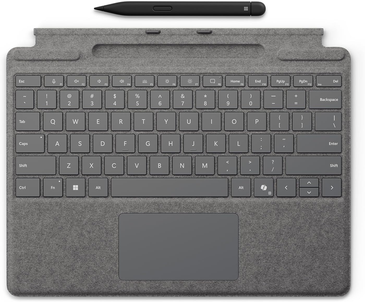 マイクロソフト Surface Pro キーボード（ペン収納付き/スリム ペン付き）/プラチナ / 8X6-00232