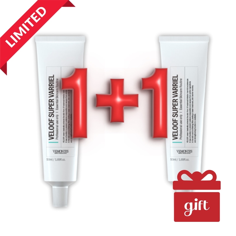 【数量限定 1＋1 】ベロップスーパーベリアルクリームveloof super varrier cream 50ml×2本 保湿ケアバリア機能サポートベモンテスVEMONTES