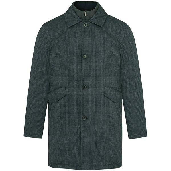 ダックダウンチェックプリントマックコートCDAA6CT4121_JJ