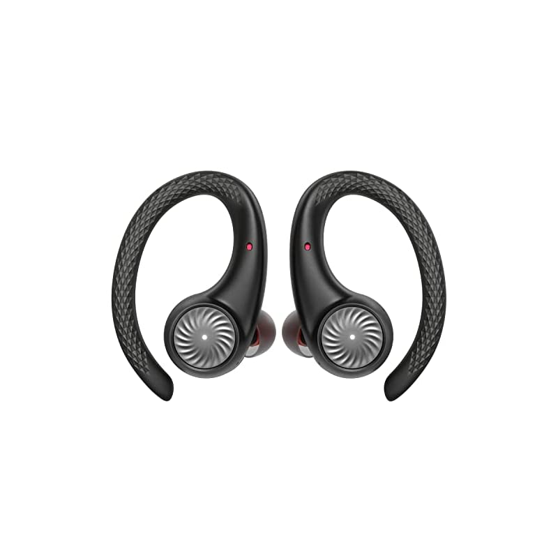 耳掛け式イヤホン SGS認証IPX8防水 15時間連続再生 専用アプリ対応 ランニング イヤホン Bluetooth5.2 外音取り込み機能 音量調整 スポーツイヤホン QCC3040 aptX/AA