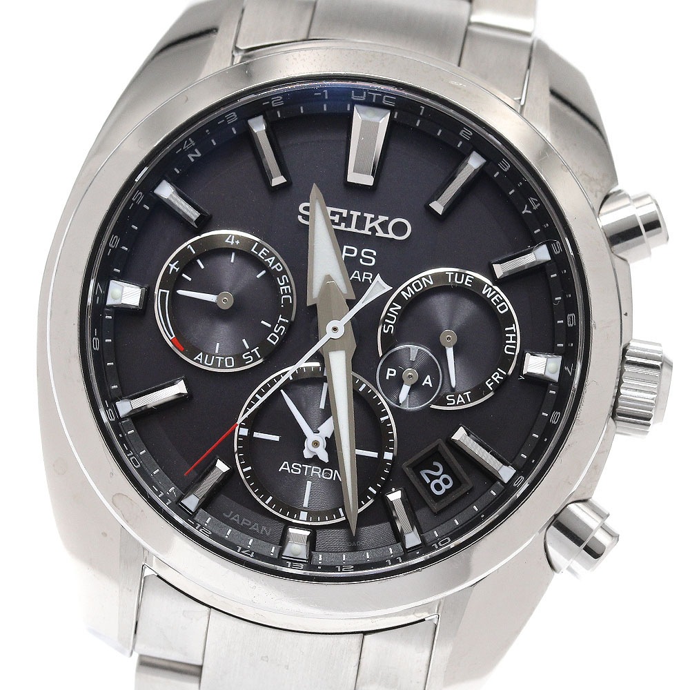 セイコー SEIKO SBXC021/5X53-0AJ0 アストロン クロノグラフ ソーラー電波 メンズ _945166【中古】