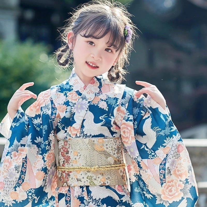 【送.料.無.料.急速発送】子供浴衣子供さくら春夏 6,101円