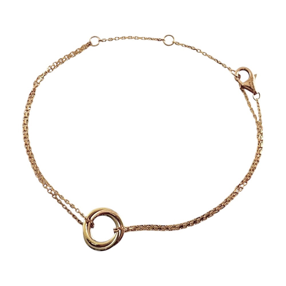 カルティエ トリニティ ブレスレット 18金 K18ピンクゴールド CARTIER 中古 美品