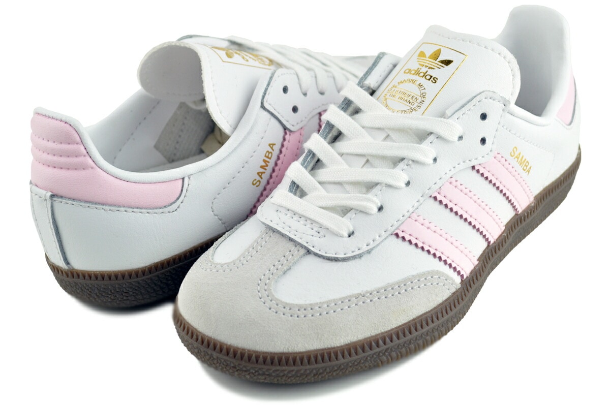 サンバ OG C フットウェアホワイト クリアピンク ガム jq2849