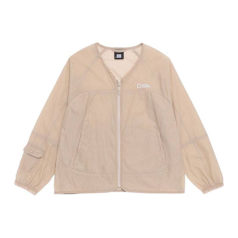ナショナルジオグラフィック NATIONALGEOGRAPHIC N262WJP021 レディース ライトパック カーディガン 軽量ジャンパー LBEIGE N262WJP021071 419996