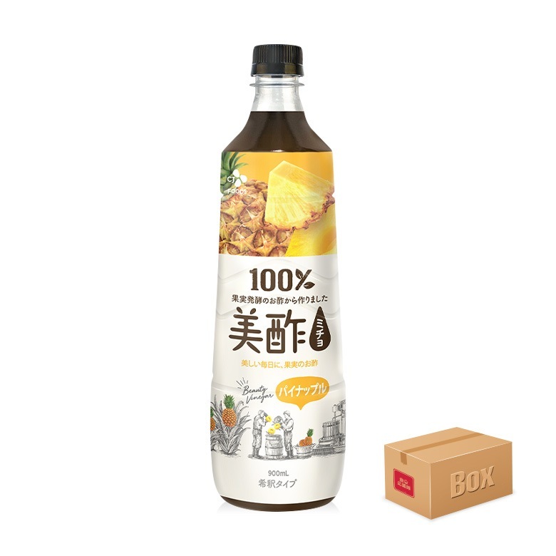 ミチョ 美酢 飲むお酢 パイナップル 900ml 12本
