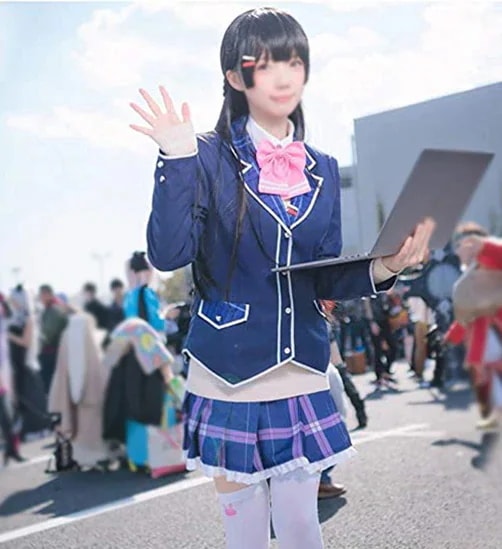 Vtuber つきのみと バーチャルyoutuber コスチューム 制服 コスプレ衣装 月ノ美兎コスプレ変装仮装セパレート