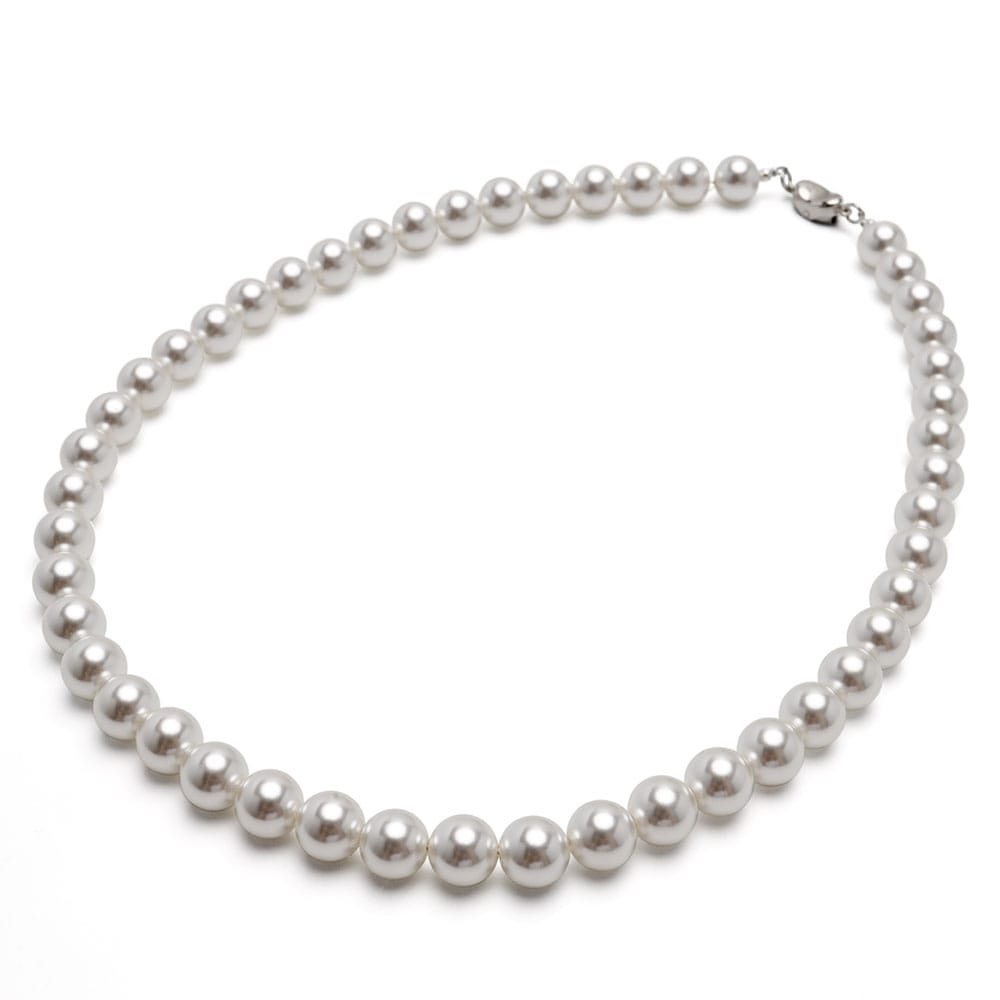 スワロフスキーパールネックレス 8mm [cn134-8mm]