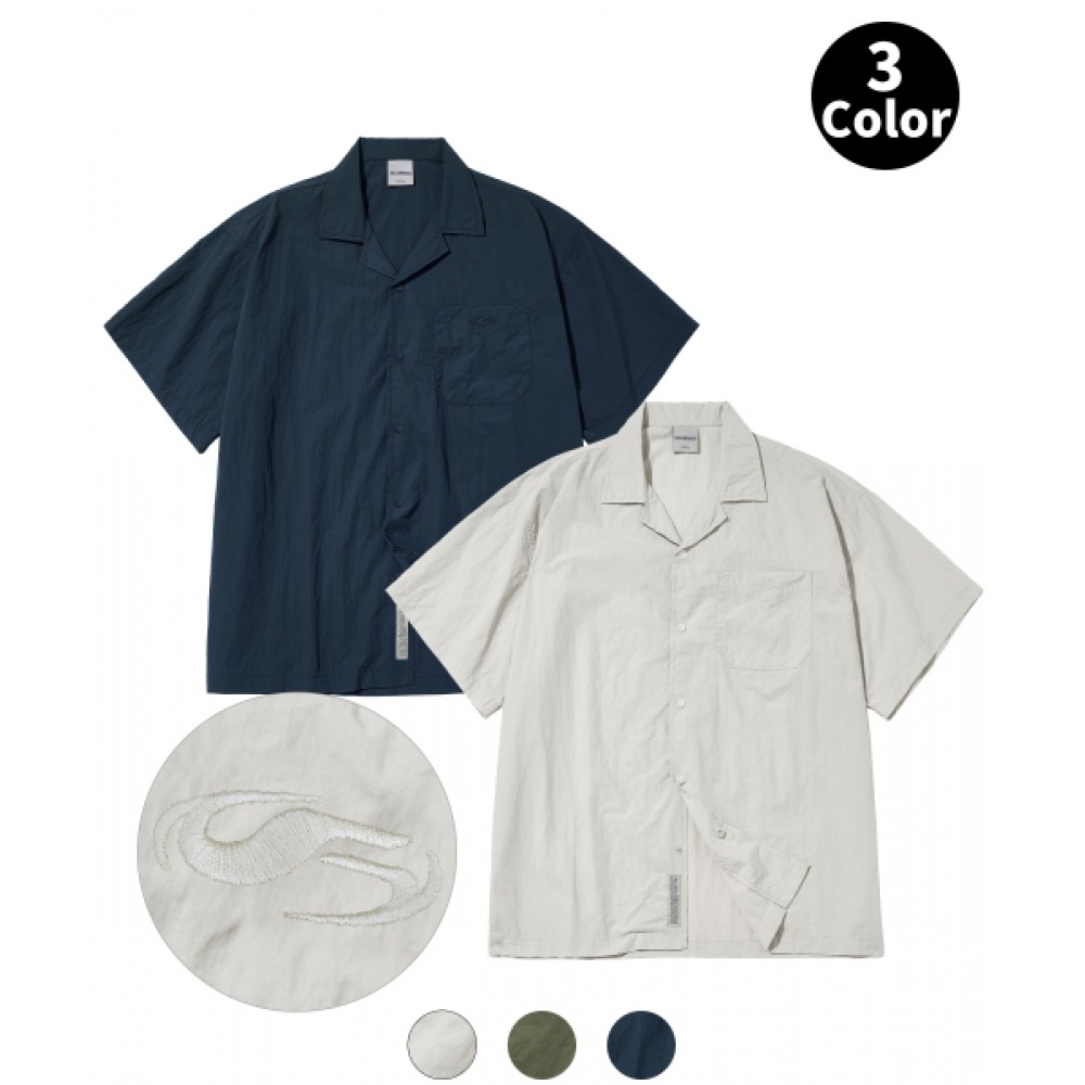 フィルミネイトナイロンオープンカラーハーフシャツ 4,539円