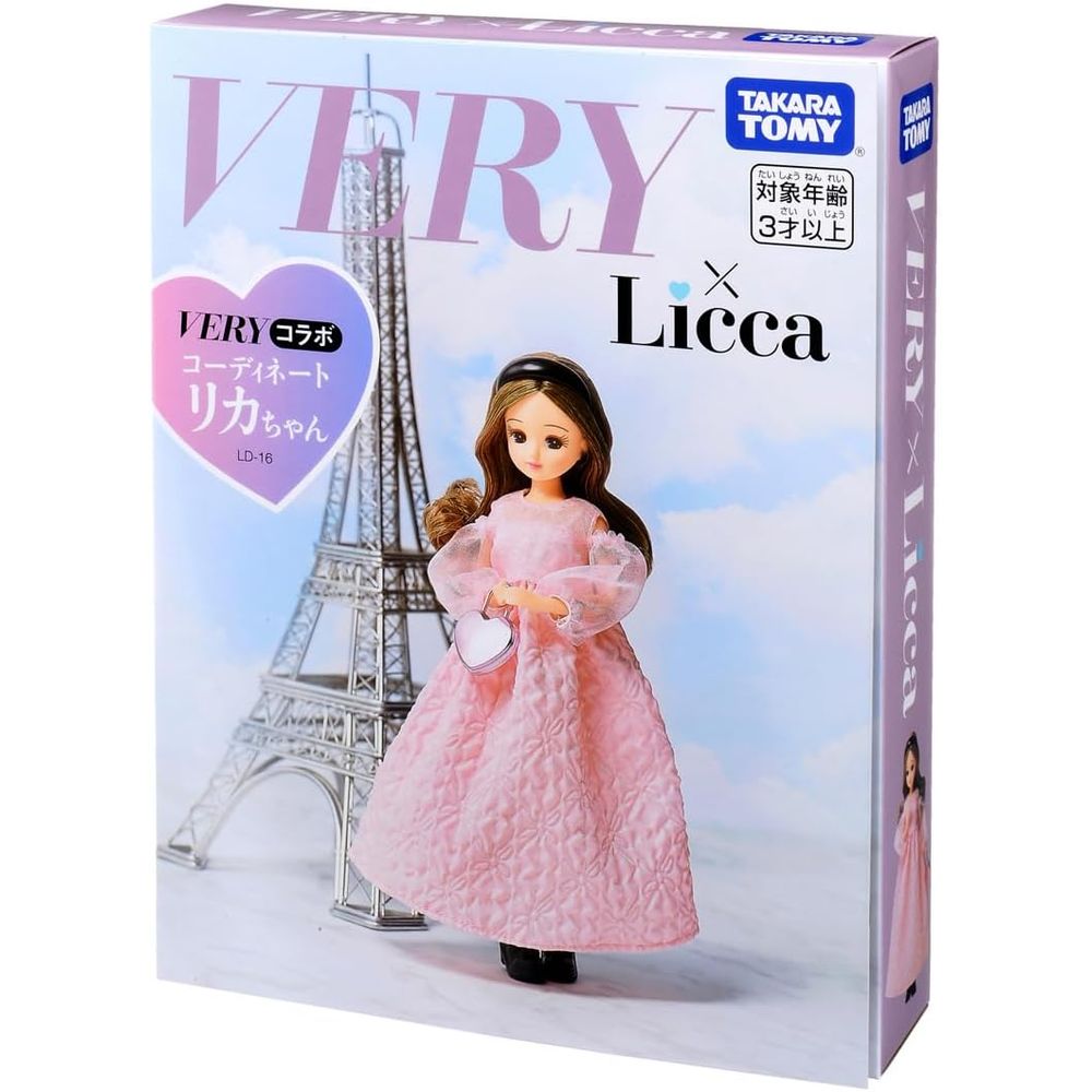 リカちゃん ドールセット LD-16 VERYコラボ コーディネートリカちゃん 着せ替え おままごと おもちゃ 3歳以上