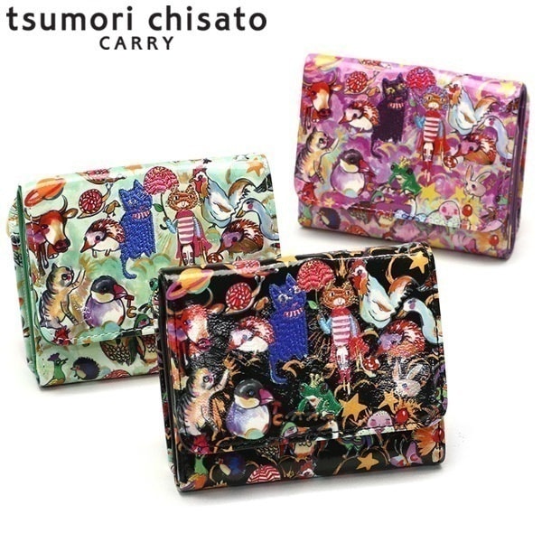三つ折り財布 レディース かわいい ブランド 革 財布 本革 レザー コンパクト 三つ折り 猫 お洒落 日本製 57721