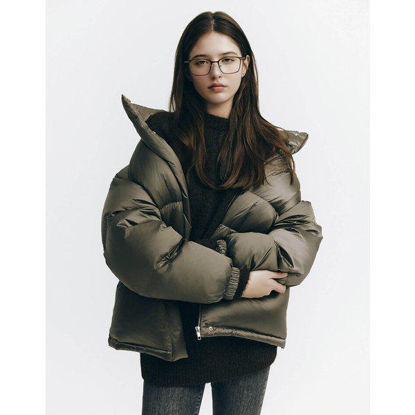 374924 女性用ダックダウンミドル丈パディングプーパ