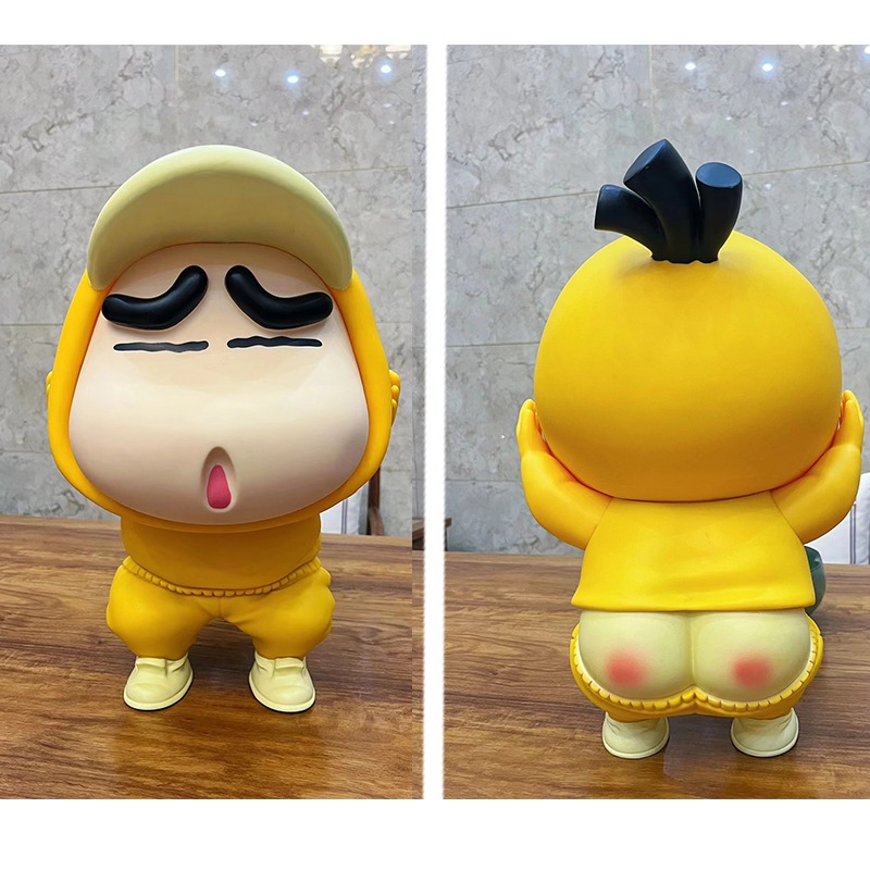 クレヨンしんちゃんの新しいフィギュアクリエイティブリーチアヒルしんちゃん周辺特大装飾品トレンディオフィスデスクトップ装飾 5,702円