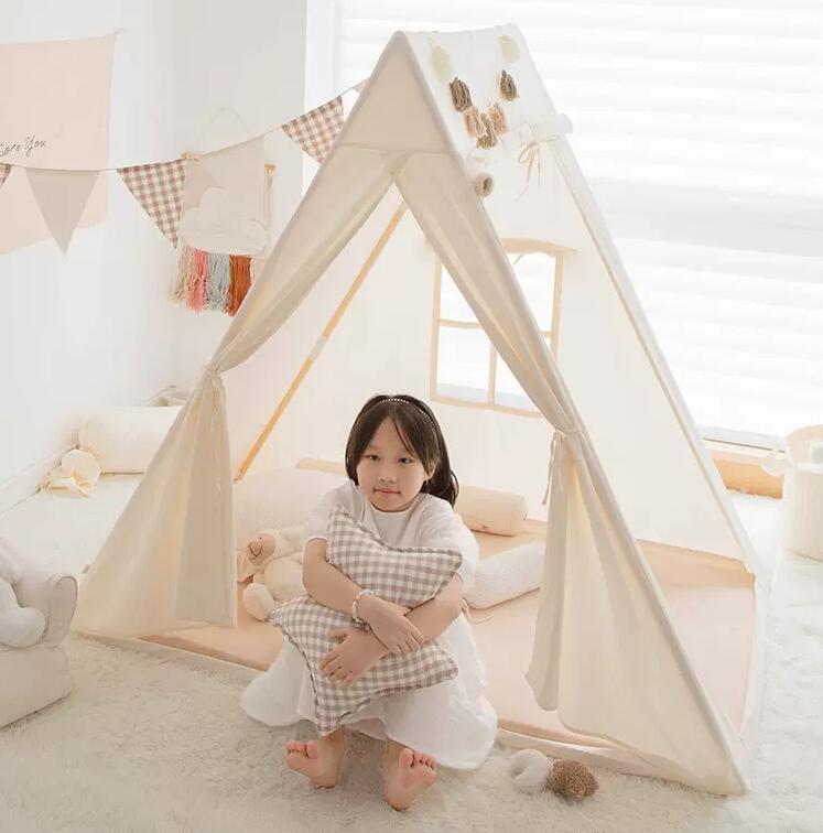 キッズテント ゲームハウス 秘密基地 ままごと 可愛い 赤ちゃん 子供テント フロアマット付き ごっこ遊びトイ プリンセスの城型 洗濯可 プリンセステント インディアンテント プレイテント こどもの日