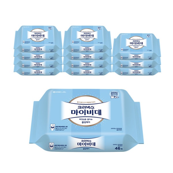 マイビデ/詰め替え用/46x10/ティッシュ/ウェットティッシュ