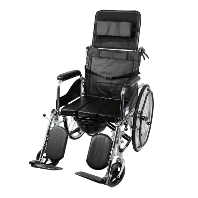車椅子(自走式) 180℃背もたれ調整可能