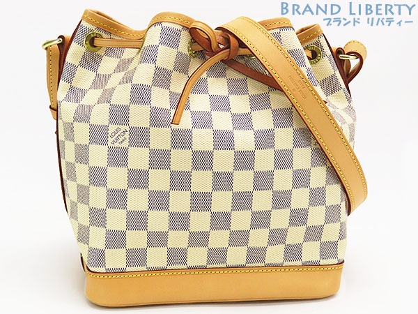 ほぼ新品ルイヴィトンダミエアズールノエBBドローストリングバッグハンドバッグショルダーバッグN41220