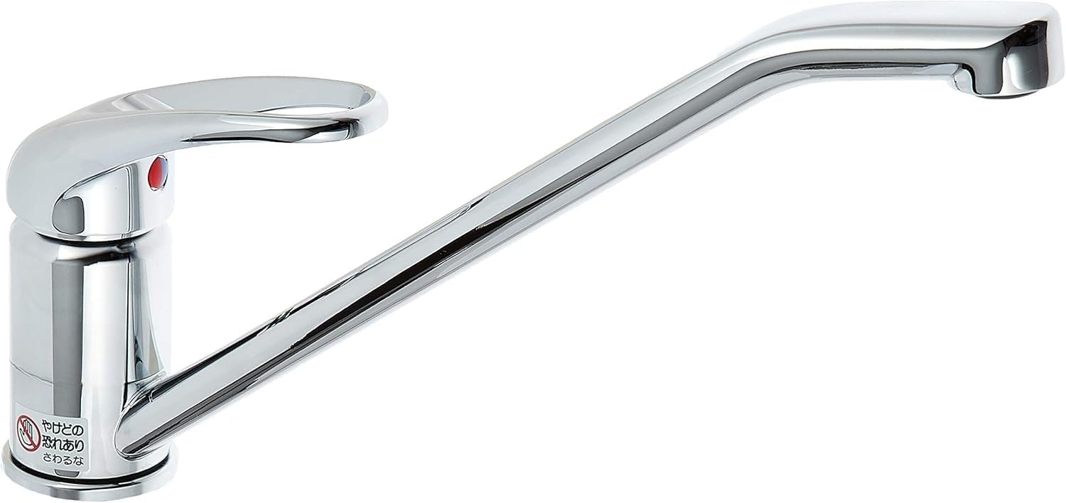 シングルワンホール混合栓 キッチン用 泡沫吐水 ボルト式取付