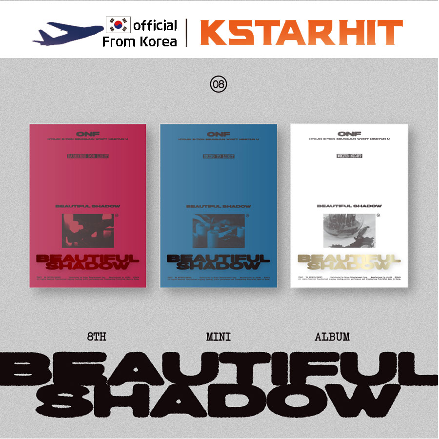 (3種セット) ONF - BEAUTIFUL SHADOW (8th ミニ アルバム)